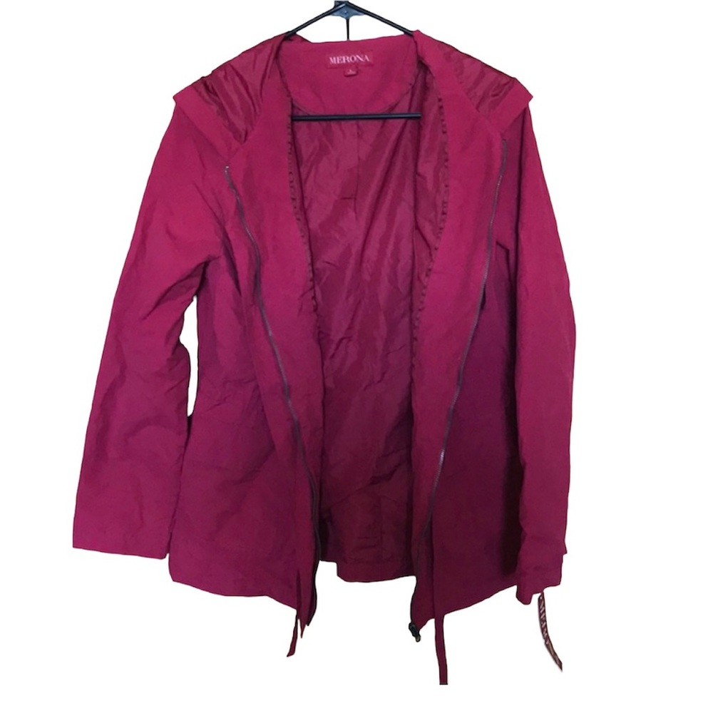 Red Hooded Jacket NWT